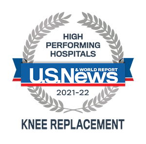 US News and World Report -High Performing in Knee Replacement