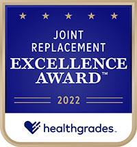 Healthgrades Joint Replacement Excellence Award Recipient 2022