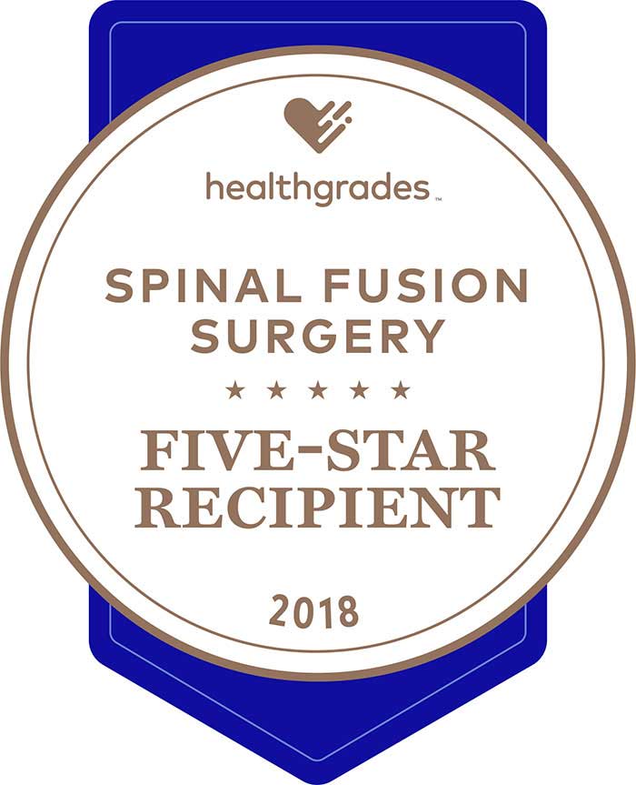 Five Star for Spinal Fusion Surgery